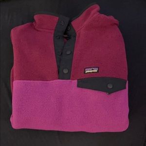 Patagonia kid’s Synchilla snap fleece pullover